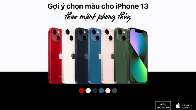 Chọn màu iPhone 13 đúng mệnh phong thủy để thêm tài vận năm 2022