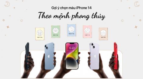 iPhone 14 có mấy màu? Cách chọn iPhone 14 hợp với Mệnh của bạn