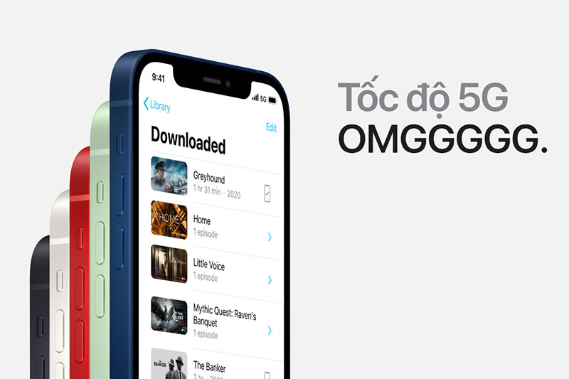 Hỗ trợ 5G cho tốc độ load cực nhanh | iPhone 12