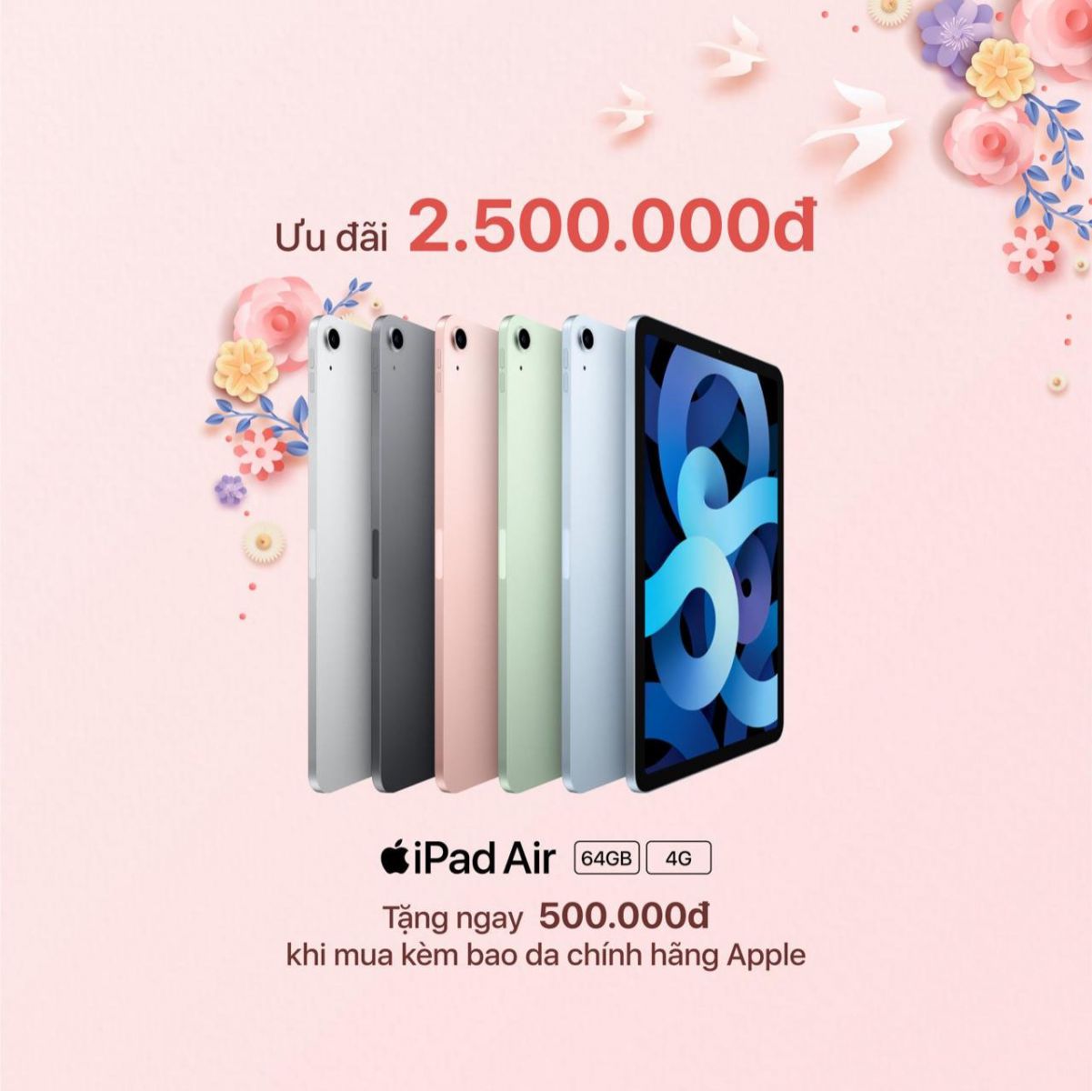 iPad Air 4 4G - phù hợp học online mọi lúc mọi nơi