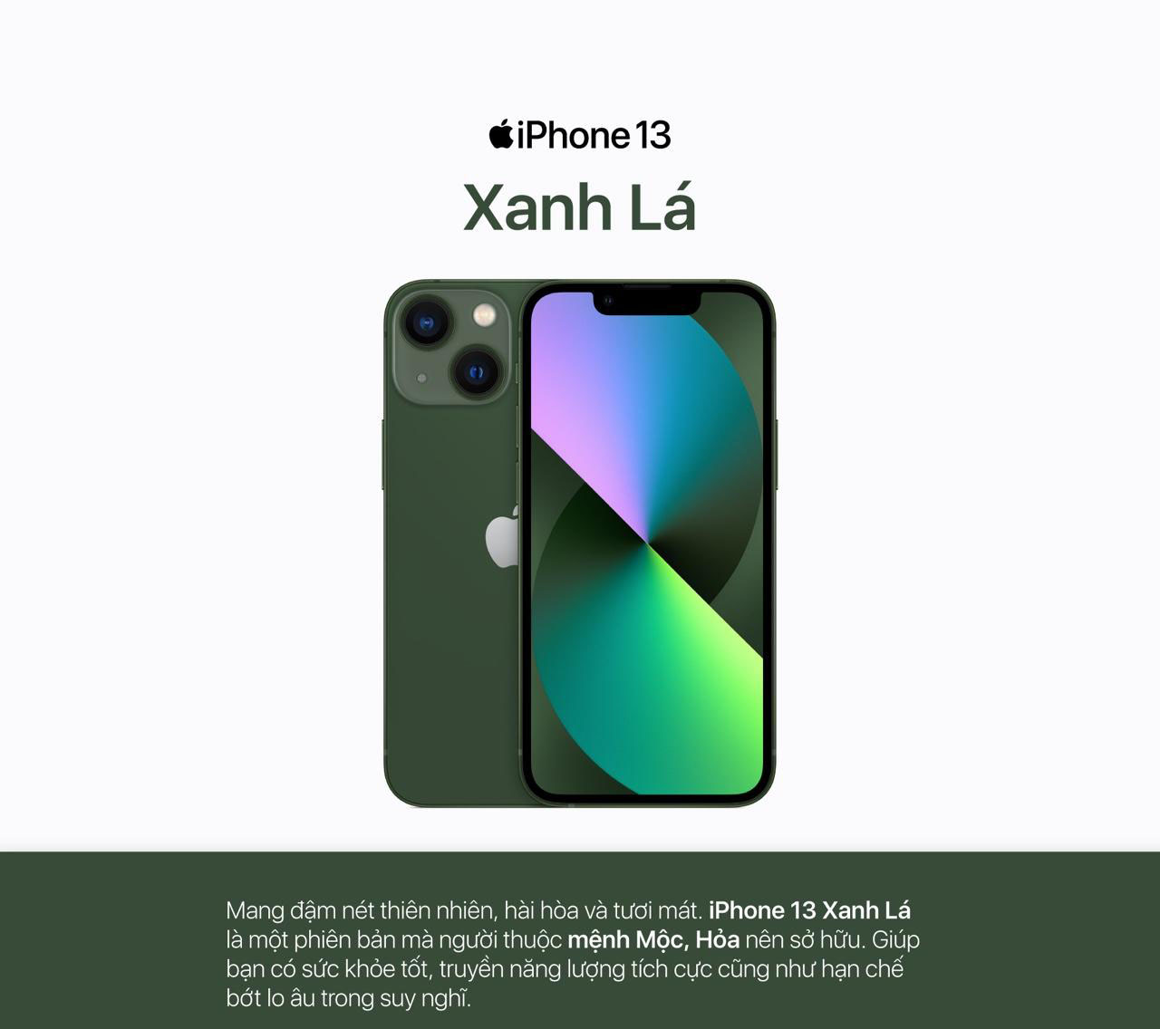 iPhone 13 Xanh Lá