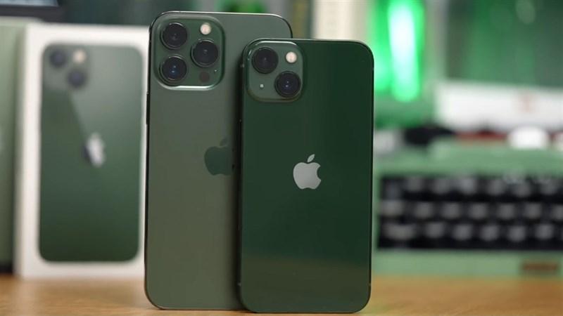 Màu sắc trên iPhone 13 đa dạng, nổi bật là phiên bản iPhone Xanh Lá