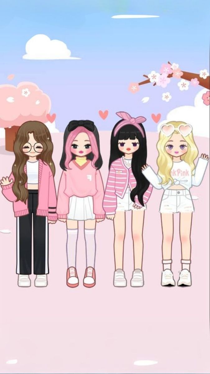 Hình nền Blackpink chibi số 10